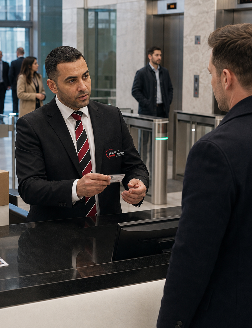 PLACING AN OFFICER ON YOUR RECEPTION DESK